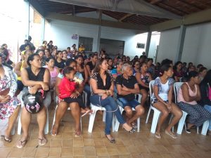 Presidente do Sindsemb, pais dos alunos e comunidade escolar participam de reunião na escola municipal Paulo Machado